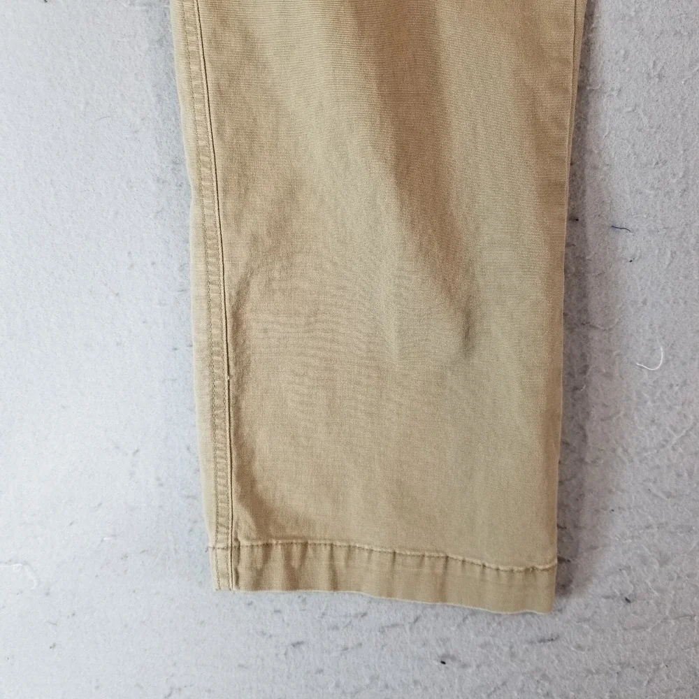 St John's Bay cargo pants men's 32x29 regular fit straight Brown stretch Flex